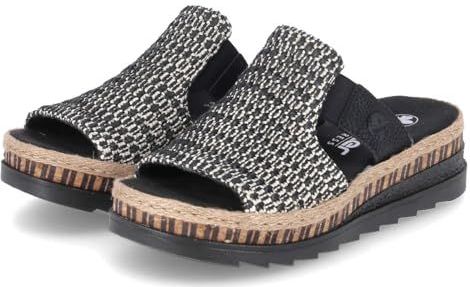 Rieker - Dames Schoenen - Zwart - Leer