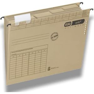 ELBA Project en personeelsmap vertic ULTIMATE, 5-pack, DIN A4, karton, bruin