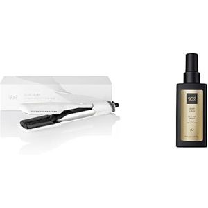 ghd-Duet Style-2-in-1 Heteluchtstyler Haar Transformeert Van Nat Naar Gestyled Zonder Schade (Wit) & Ghd Sleek Talker - Haaröl