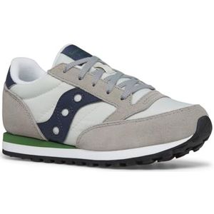 Saucony Originals Unisex Kids Jazz Original Sneaker, Grijs Navy Groen, 9.5 UK