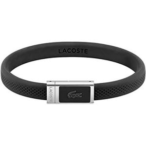 Lacoste Heren LACOSTE.12.12 collectie siliconen armband - 2040114, Eén maat, Siliconen, Geen edelsteen