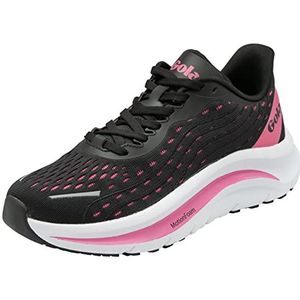Gola Dames Alzir Speed Running Schoen, zwart/warm roze, 4 UK, Zwart Hot Roze, 37 EU