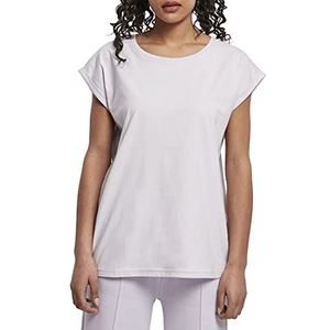 Urban Classics dames T-Shirt Dames Organic Extended Shoulder Tee, Softlilac, L