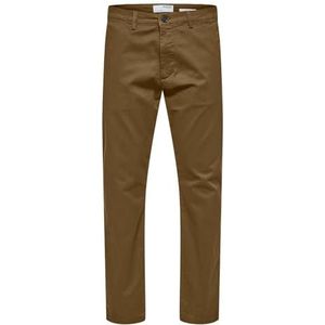 SELETED HOMME SLH175-SLIM New Miles Flex Pant NOOS, Monks Robe, 33W / 34L