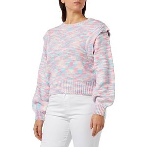 Sookie Dames gebreide trui 12425322-SO01, roze meerkleurig, M/L, Roze, meerkleurig., M/L