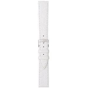 Morellato Lederen armband voor herenhorloge Birmingham wit 18 mm A01D1563821017CR14, wit, Met bandjes