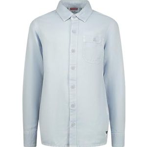 Vingino -Jongens Overhemd Lino-Blauw heather