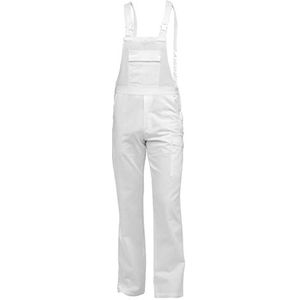 SIGGI - Tuinbroek 'New extra' van 100% katoen, verschillende kleuren, vier zakken, gewicht per vierkante meter, maat 270 - maat: 42 - varianten: wit