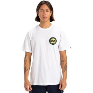 Quiksilver Circle Back SS T-shirt voor heren, Wit, S