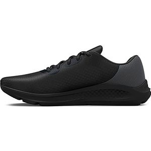 Under Armour UA Charged Pursuit 3, Sneakers heren, Black/Black/Black, 46 EU