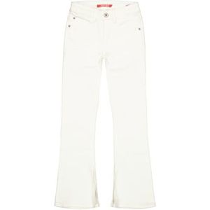 Vingino Britte Split Jeans voor meisjes, wit, denim, 11 Jaren