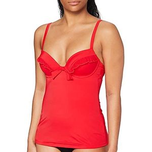 Pour Moi ?? Dames Mardi Gras beugel gewatteerde tankini, rood, 32F, Rood, 70F