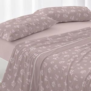 Burrito Blanco Velvelina®-beddenlaken, 105 cm breed bed (+ beschikbare maten), design 006, kleur oudroze (105 x 190/200 cm)