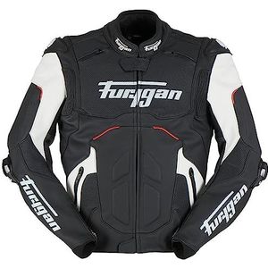 Furygan Raptor EVO 2 sportuitrusting voor fans en heren, zwart-wit-rood (meerkleurig), M