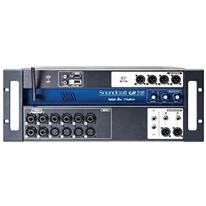 Soundcraft Ui12 Digitale mixer met 12 kanalen en afstandsbediening, zwart kanaal 16 16 kanalen