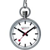 Mondaine unisex quartz horloge met witte wijzerplaat analoge display A660.30316.11SBB "", Wit/Zwart, Verpleegster horloge