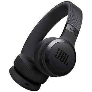 JBL Live 670 NC Draadloze On-Ear-Koptelefoon met Noise Cancelling-technologie en een batterijlevensduur tot 65 uur, zwart