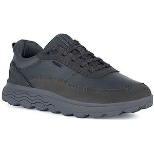Geox U Spherica E Sneakers voor heren, Graphite, 46 EU