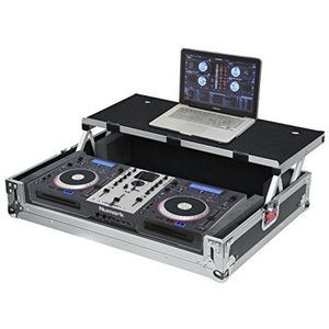 Gator Gevallen G-TOUR Series ATA Style Road Case voor middelgrote DJ-controllers met schuiflaptopplatform; (G-TOURDSPUNICNTLB)