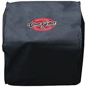 Char-Griller 2455 Afdekking voor barbecue/zijvuur, zwart