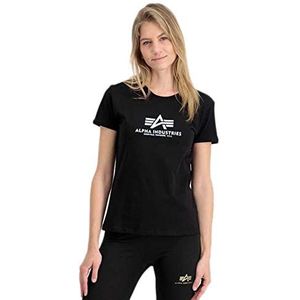 ALPHA INDUSTRIES - New Basic - T-shirt - Zwart - Katoen