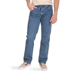 Wrangler blue bell texas stretch jeans heren, Stonewash Mid, 42W x 28L