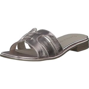 MARCO TOZZI Dames Feel Me voetbed, zachte binnenvoering, 2-27152-42 muildieren, metallic, 42 EU