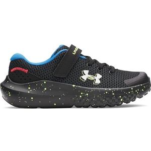 Under Armour UA BPS Surge 4 AC - Zwart/High Vis Geel/Wit - 13.5, Zwart High Vis Geel Wit, 13.5 UK Child