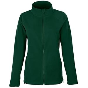 HRM Dames Fleece Jas met Rits, Fles groen, Maat XL I Vrouwen Premium Fleecejack Gemaakt van Micro Polar Fleece I Functionele Jas voor Vrouwen I Werkkleding I Hoogwaardige & Duurzame Dameskleding