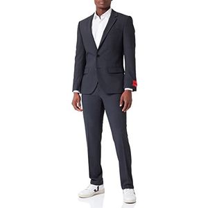HUGO Heren Henry/Getlin232X Suit, Charcoal10, 48, Charcoal10, 48