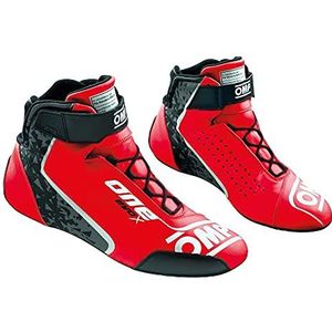 Omp One EVO sneakers, rood, maat 43 Fia 8856-2018, uniseks laarzen, volwassenen, standaard, EU