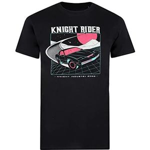 Knight Rider NEON voor heren, Zwart, XL