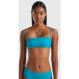 United Colors of Benetton Gevoerde BH 3P5H5R030 bovendeel van de bikini, turquoise 69R, S dames, turquoise 69r, S