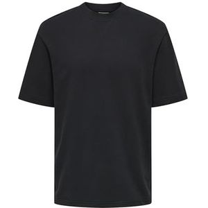Only & Sons Onsmoab Life RLX SS Tee, jet black, XXL