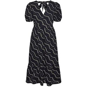 Vero Moda Damesjurk, Navy Blazer/Aop: Moni, M