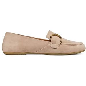 Geox D Palmaria J Loafer Flat, DK Skin, 36 EU, Dk Skin, 36 EU