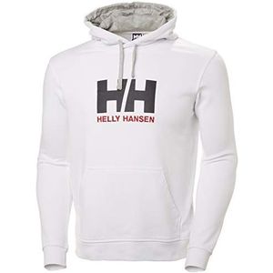 Helly Hansen Heren HH Logo Hoodie, 2XL, Wit