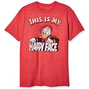 Disney Donald Duck Face T-shirt voor heren, 3X