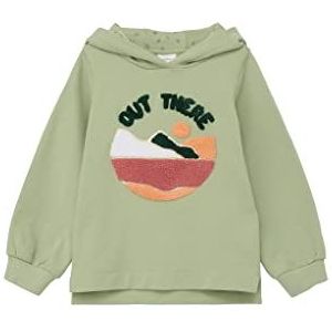 s.Oliver Junior Girl's sweatshirt met capuchon, groen, 116/122
