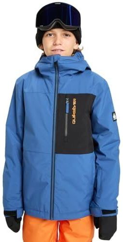 Quiksilver - Side Hit Solid - Sneeuwjas - Blauw - Jongens 4-16 jaar
