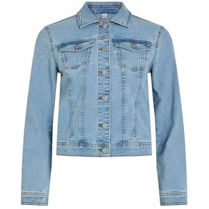 Vila Dames Vinus L/S Denim Jacket/Pb, blauw (light blue denim), XS