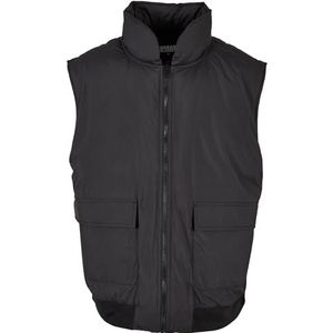 Urban Classics Herren Weste Clean Puffer Vest black 4XL