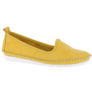 Andrea Conti dames slipper, mosterd, 43 EU