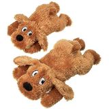 Karlie Pluche speelgoed hond Stups L: 30 cm B: 17 cm H: 8 cm bruin