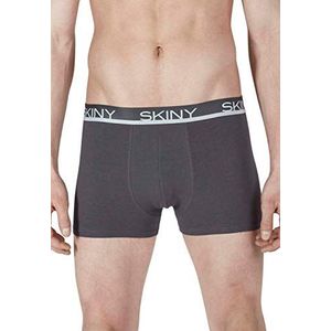 Skiny Boxershorts voor heren, verpakking van 3 stuks, Grijsblauw zwart Selection, L