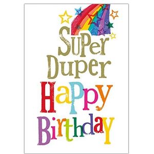 Super Duper Verjaardag, Super Verjaardagskaart, Kaart Voor Een Super Verjaardag