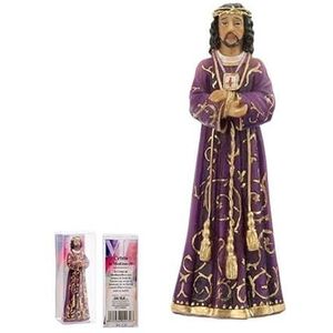 Trofeeenkettingen | Christus van Medinaceli. Religieus figuur van kunsthars, 10 cm