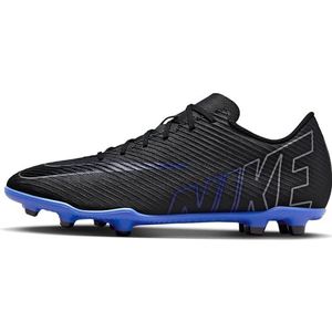 NIKE Vapor 15 Club FG/MG, herensneakers, zwart/blauw (Black Chrome Hyper Royal), 38.5 EU