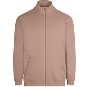 Mukua SZ270U Cooper, uniseks sweatshirt met ritssluiting, lichtroze, maat XL, Licht roze, XL