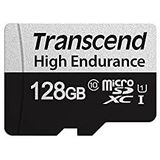 Transcend TS128GUSD350V 128GB | High Endurance microSDXC 350V geheugenkaart